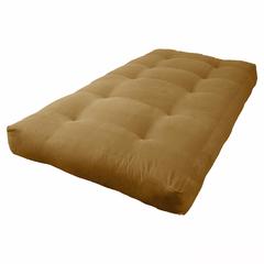 Blazing Needles Vitality 8-inch Microsuede Twin-size Futon Mattress - Camel