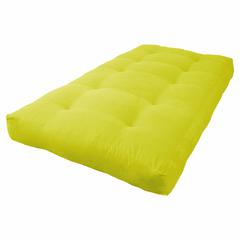 Blazing Needles Vitality 8-inch Microsuede Twin-size Futon Mattress - Mojito Lime