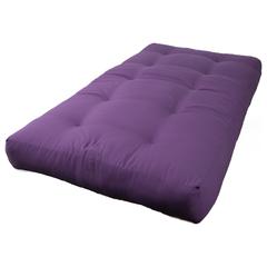 Blazing Needles Renewal 8-inch Twill Twin-size Futon Mattress - Grape