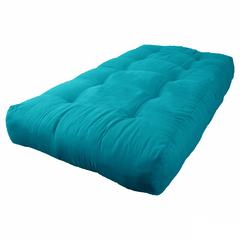 Blazing Needles Vitality 10-inch Microsuede Twin-size Futon Mattress - Aqua Blue