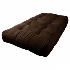 Blazing Needles Vitality 10-inch Microsuede Twin-size Futon Mattress - Chocolate