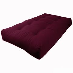 Blazing Needles Renewal 10-inch Twill Twin-size Futon Mattress - Burgundy