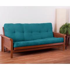 Blazing Needles Vitality 5-inch Microsuede Full-size Futon Mattress - Aqua Blue