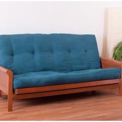 Vitality 7-inch Microsuede Full-size Futon Mattress 9606-B-MS-TL