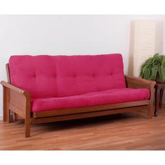 Blazing Needles Vitality 6-inch Microsuede Full-size Futon Mattress - Bery Berry