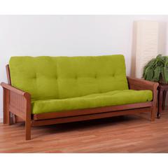Blazing Needles Vitality 6-inch Microsuede Full-size Futon Mattress - Mojito Lime