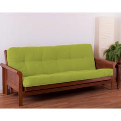 Blazing Needles Renewal 6-inch Twill Full-size Futon Mattress - Mojito Lime