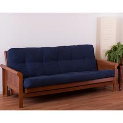Blazing Needles Renewal 6-inch Twill Full-size Futon Mattress - Navy