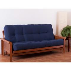 Blazing Needles Renewal 9-inch Twill Full-size Futon Mattress - Navy