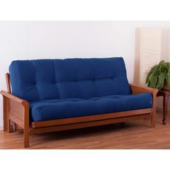 Blazing Needles Renewal 9-inch Twill Full-size Futon Mattress - Royal Blue
