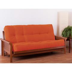 Blazing Needles Renewal 9-inch Twill Full-size Futon Mattress - Tangerine Dream