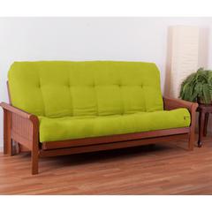 Blazing Needles Vitality 10-inch Microsuede Full-size Futon Mattress - Mojito Lime
