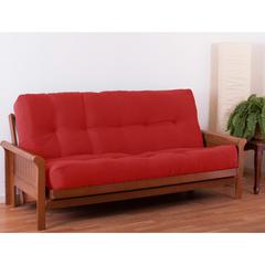 Blazing Needles Renewal 10-inch Twill Full-size Futon Mattress - Red