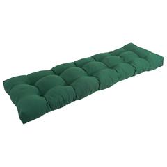 60-inch by 19-inch Tufted Solid Twill Bench Cushion