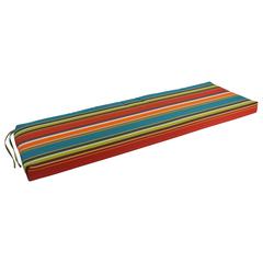 60-inch by 19-inch Patterned Outdoor Spun Polyester Bench Cushion 960X19-REO-51