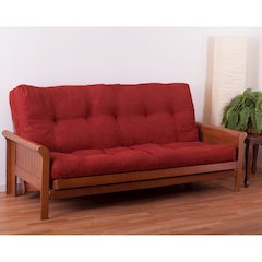 Vitality 7-inch Microsuede Queen-size Futon Mattress