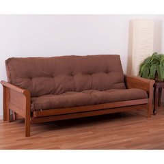 Vitality 6-inch Microsuede Queen-size Futon Mattress
