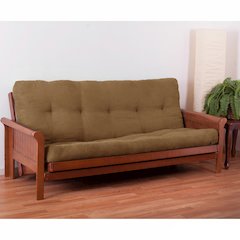 Vitality 6-inch Microsuede Queen-size Futon Mattress