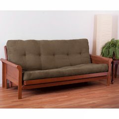 Vitality 6-inch Microsuede Queen-size Futon Mattress