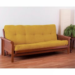 Vitality 6-inch Microsuede Queen-size Futon Mattress