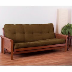 Vitality 6-inch Microsuede Queen-size Futon Mattress