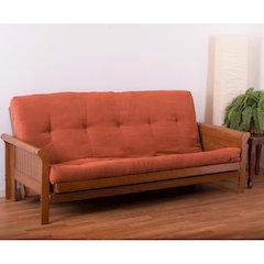 Vitality 6-inch Microsuede Queen-size Futon Mattress