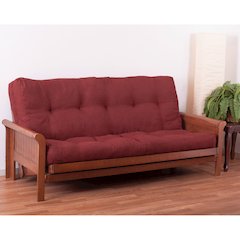 Vitality 8-inch Microsuede Queen-size Futon Mattress