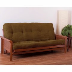 Vitality 8-inch Microsuede Queen-size Futon Mattress