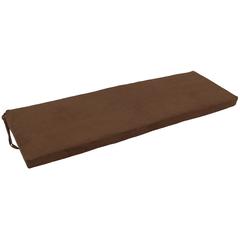 63-inch by 19-inch Solid Microsuede Bench Cushion  963X19-MS-CH