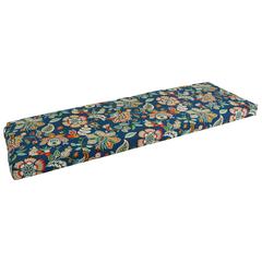 63-inch by 19-inch Patterned Outdoor Spun Polyester Bench Cushion  963X19-REO-64