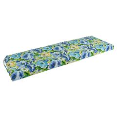 63-inch by 19-inch Patterned Outdoor Spun Polyester Bench Cushion  963X19-REO-65