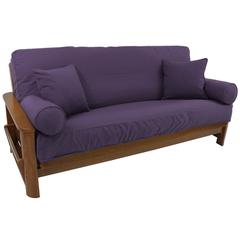 Set of 5 Full Futon Cover Set w/Two 18 inch Pillows and Two Bolsters (Twill Fabric)  9680-CD-TW-GP
