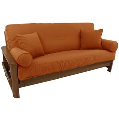 Set of 5 Full Futon Cover Set w/Two 18 inch Pillows and Two Bolsters (Twill Fabric)  9680-CD-TW-SP
