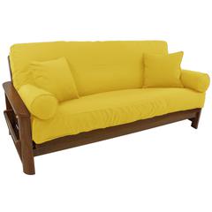 Set of 5 Full Futon Cover Set w/Two 18 inch Pillows and Two Bolsters (Twill Fabric)  9680-CD-TW-SS
