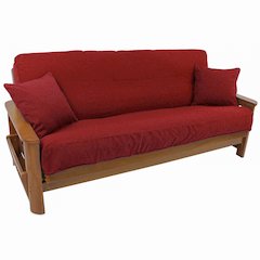 8 to 9-inch Full Cover Set with Two 18-inch Throw Pillows (Set of 3)