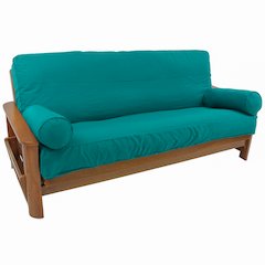 8 to 9-inch Full Cover Set with Two 20 by 8-inch Bolster Pillows (Set of 3)