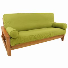 8 to 9-inch Full Cover Set with Two 20 by 8-inch Bolster Pillows (Set of 3)