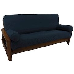 8 to 9-inch Full Cover Set with Two 20 by 8-inch Bolster Pillows (Set of 3)