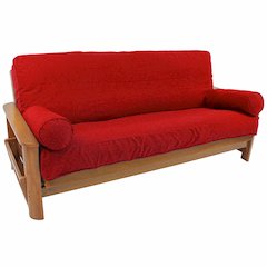 8 to 9-inch Full Cover Set with Two 20 by 8-inch Bolster Pillows (Set of 3)