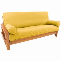 8 to 9-inch Full Cover Set with Two 20 by 8-inch Bolster Pillows (Set of 3)