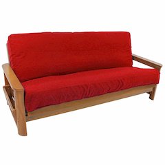 Solid Twill 8 to 9-inch Full Futon Cover