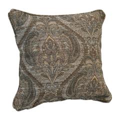 18-inch Double-corded Patterned Jacquard Chenille Square Throw Pillow with Insert  9810-CD-S1-JCH-CO-40