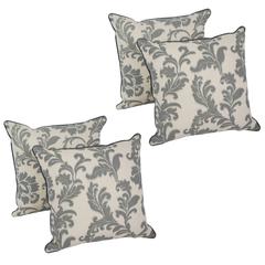 Blazing Needles 18-inch Corded Throw Pillows with Inserts (Set of 4)