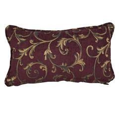 18-inch Double-corded Patterned Jacquard Chenille Rectangular Throw Pillow with Insert  9811-CD-S1-JCH-CO-43