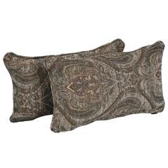 18-inch Double-corded Patterned Jacquard Chenille Rectangular Throw Pillows with Inserts (Set of 2)  9811-CD-S2-JCH-CO-40