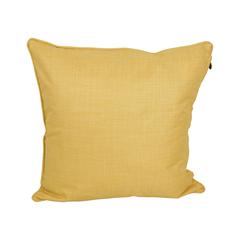 25-inch Double-corded Spun Polyester Square Floor Pillow with Insert, Lemon