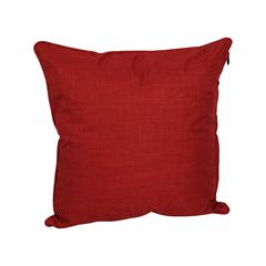 25-inch Double-corded Spun Polyester Square Floor Pillow with Insert, Paprika