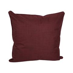 25-inch Double-corded Spun Polyester Square Floor Pillow with Insert 9813-CD-S1-REO-SOL-17