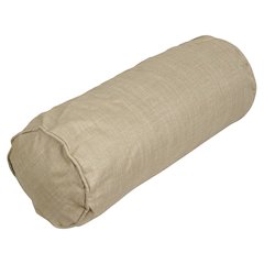 20-inch by 8-inch Double-corded Spun Polyester Bolster Pillow with Insert