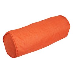 20-inch by 8-inch Double-corded Spun Polyester Bolster Pillow with Insert